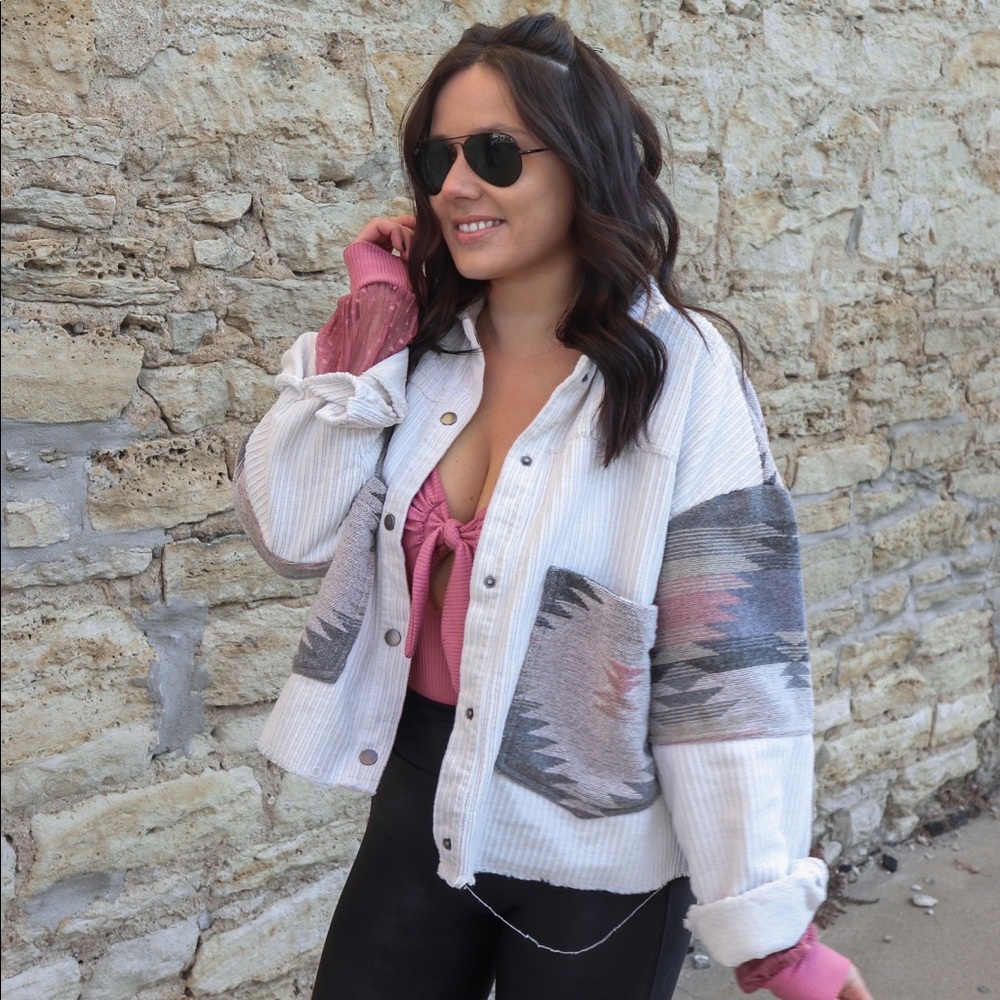 Aztec Corduroy Jacket